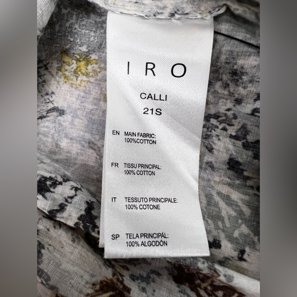 IRO Kleok Blouse Silk Blend Large (40) - Picture 10 of 15